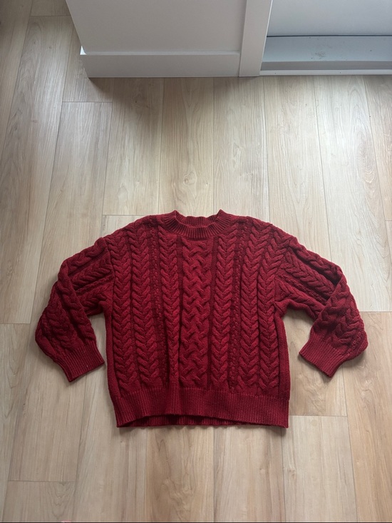 OAK + FORT Sweaters - OAK + FORT cable knit sweater